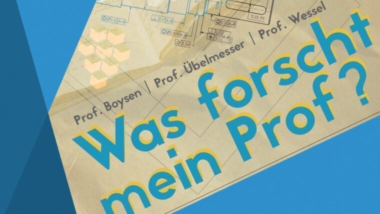 Plakat "Was forscht mein Prof" SS 2024