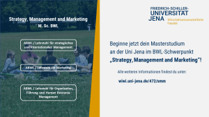 Studienschwerpunkt "Strategy, Management and Marketing"