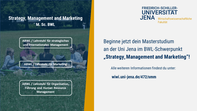 Platzhalterbild — Studienschwerpunkt "Strategy, Management and Marketing"